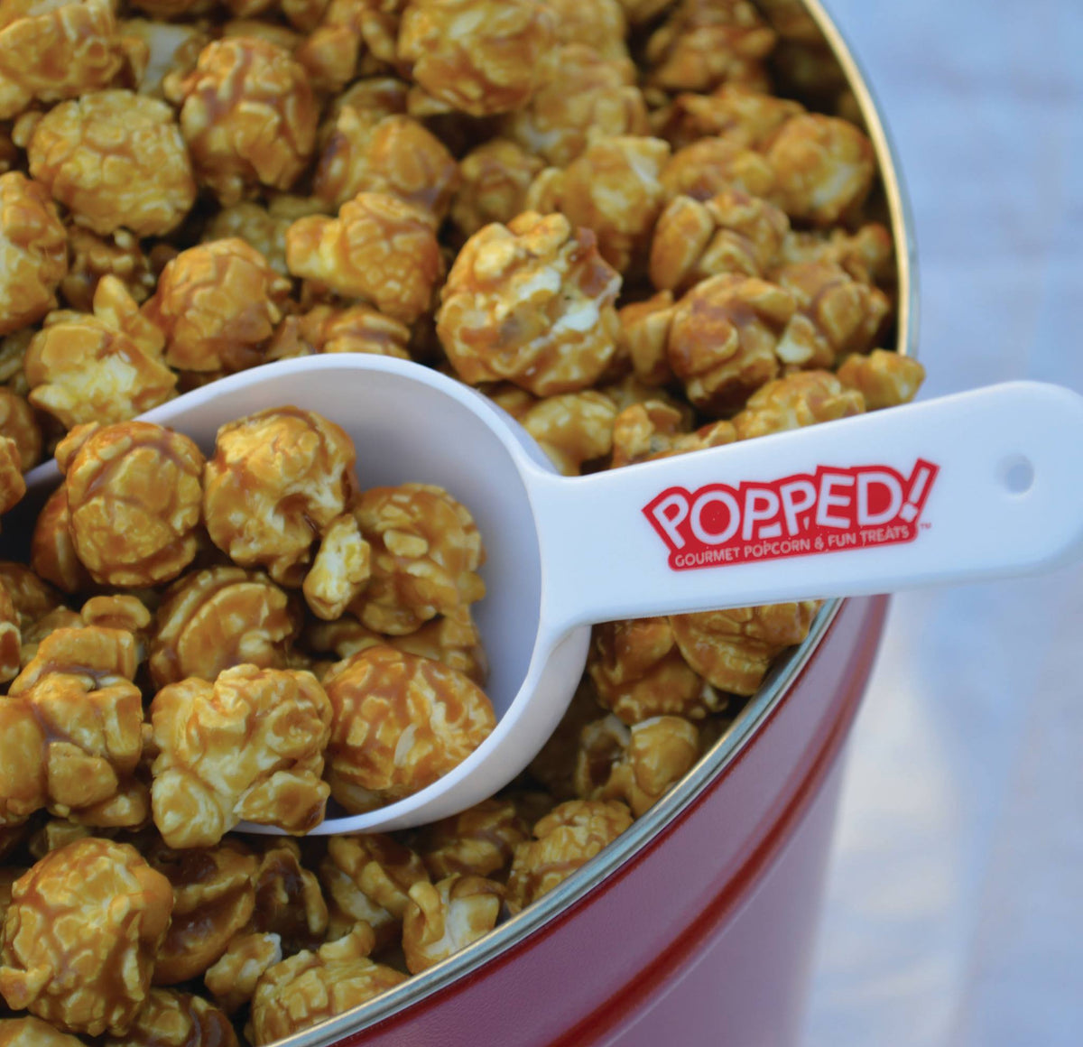 Gallon Specialty Gourmet Popcorn Tins Popped Newnan